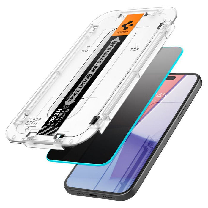 Szkło Hartowane Spigen Glas.tr ”ez Fit” 2-pack iPhone 15 /16 Privacy