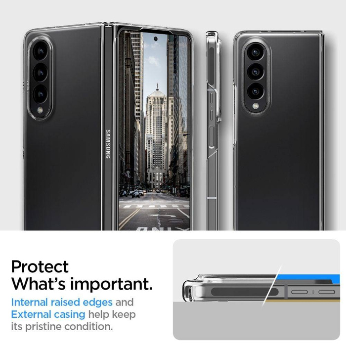 Etui Spigen Airskin Galaxy Z Fold 4 Crystal Clear