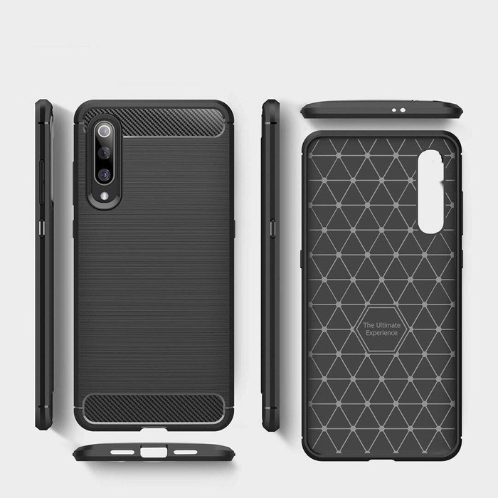 Etui Samsung Galaxy A10 Carbon Silikon