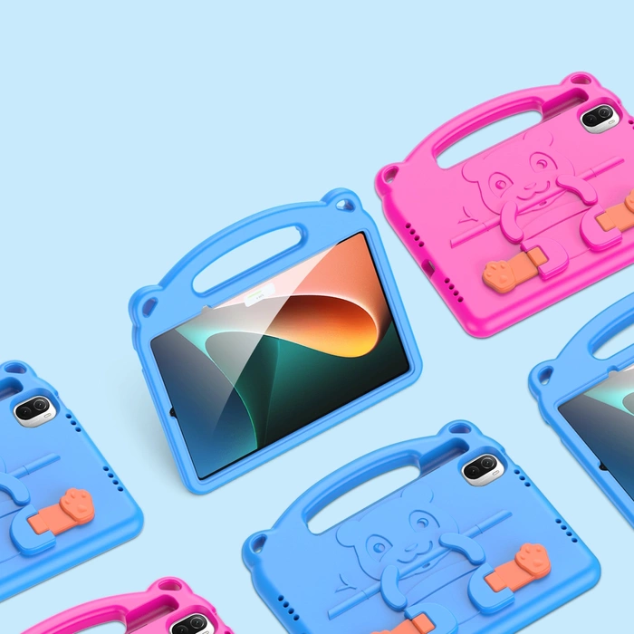 [PO ZWROCIE] Dux Ducis Panda bezpieczne dla dzieci dziecięce miękkie etui do Xiaomi Pad 5 Pro / Pad 5 różowy