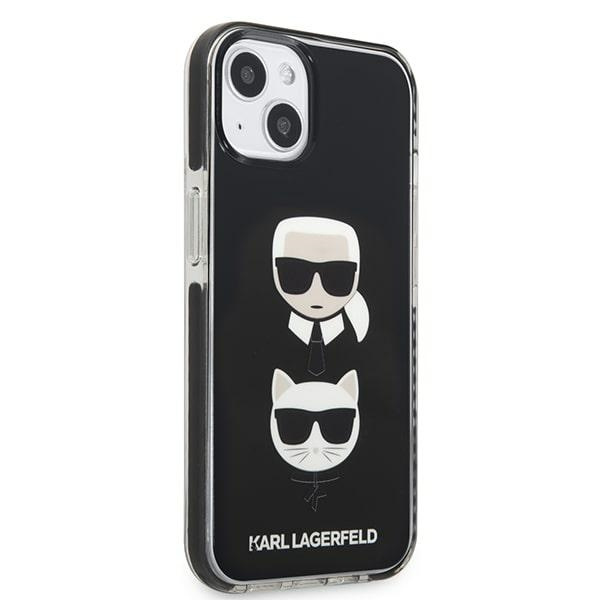 Etui KARL LAGERFELD Apple iPhone 13 Karl&Choupette Head Czarny Hardcase