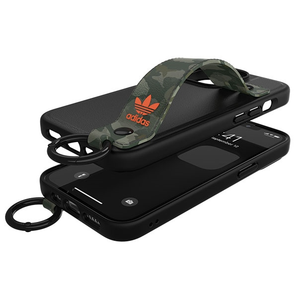 Etui Adidas OR Hand Strap Case iPhone 13 Pro /13 6,1" czarno-zielony/black-green 47111 Case