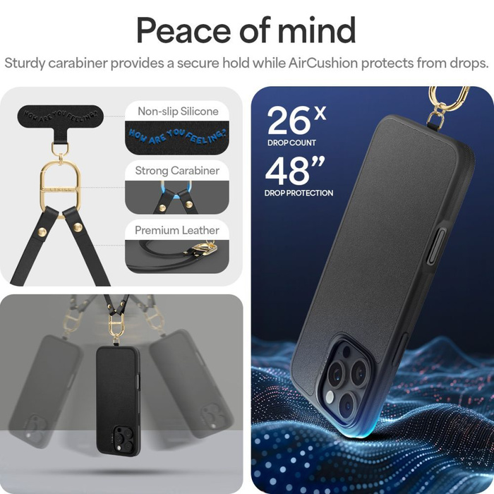 ETUI SPIGEN CYRILL KAJUK CLASSIC CHARM MAG MAGSAFE IPHONE 16 PRO MAX BLACK