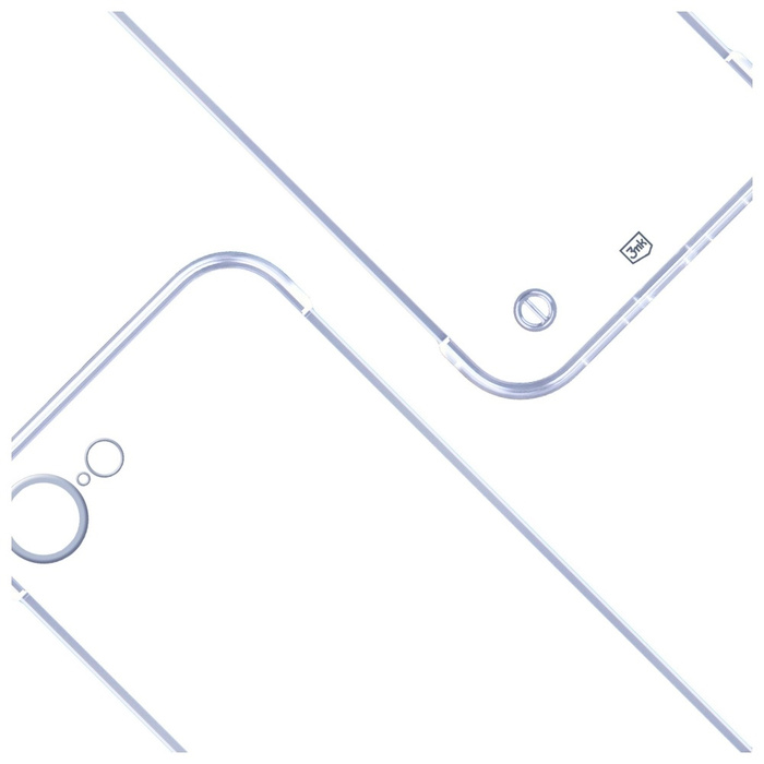 Etui 3MK Just20g Clear Case do Apple     iPhone 16E