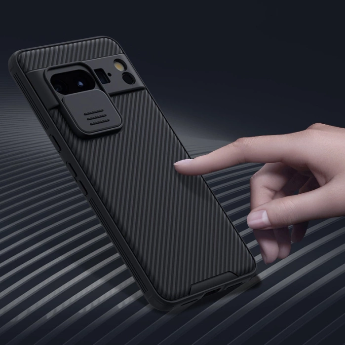 Etui z osłoną na aparat Nillkin CamShield Pro Case do Google Pixel 8 Pro - zielony