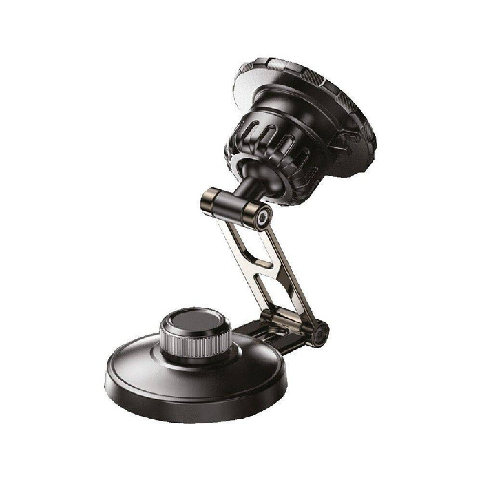 Uchwyt na telefon do samochodu magnetyczny Forcell F-Grip IronSecure do szyby / deski czarny