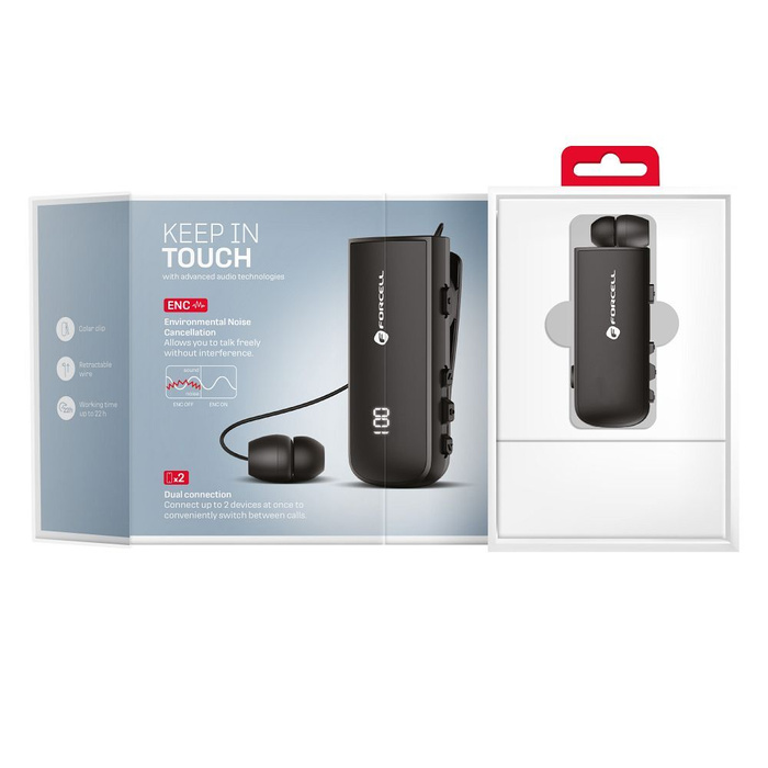 FORCELL F-AUDIO słuchawka bezprzewodowa / bluetooth Drive EarBud