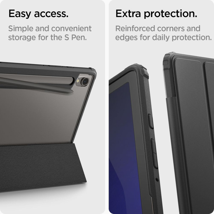 Etui Spigen Ultra Hybrid ”pro” Galaxy Tab S9 11.0 X710 / X716b Black Case