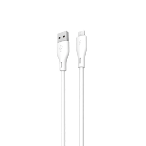 Dudao przewód kabel USB / micro USB 3A 1m biały (L2M 1m white)