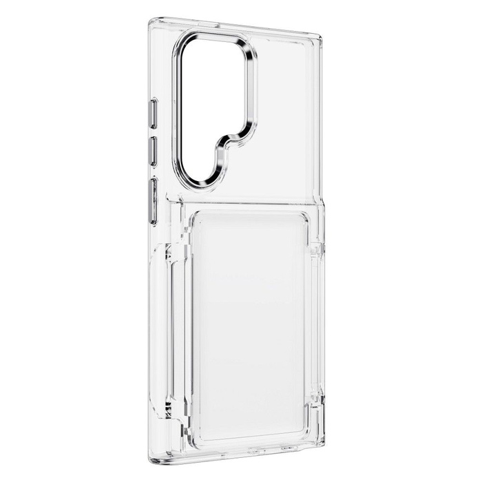 FORCELL F-PROTECT Crystal Pocket futerał do SAMSUNG S24 Ultra transparentny