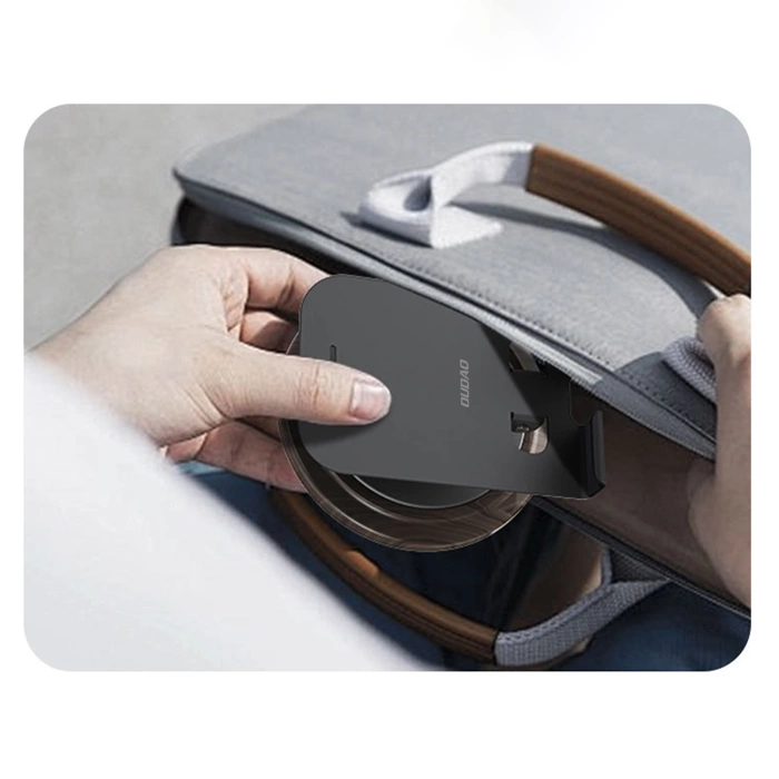 Podstawka do telefonu Dudao F17M 360° metalowa - szara