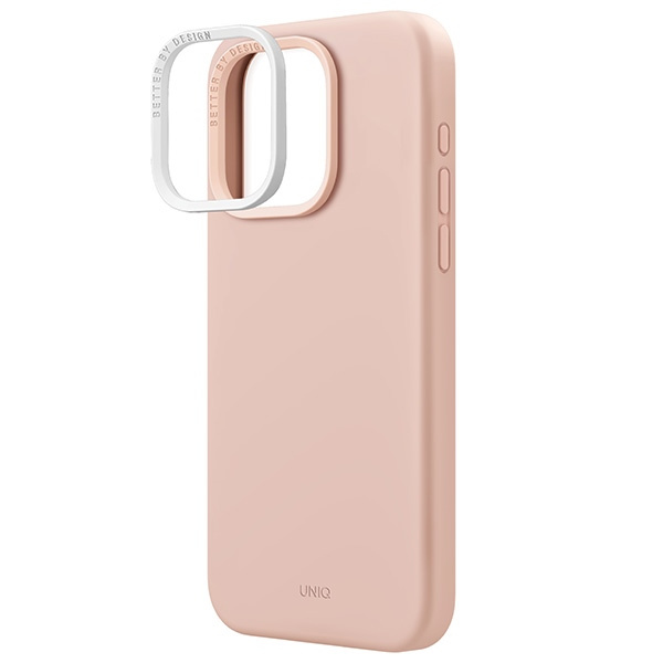 Etui UNIQ etui Lino Hue iPhone 15 Pro Max 6.7" Magclick Charging różowy/blush pink Case