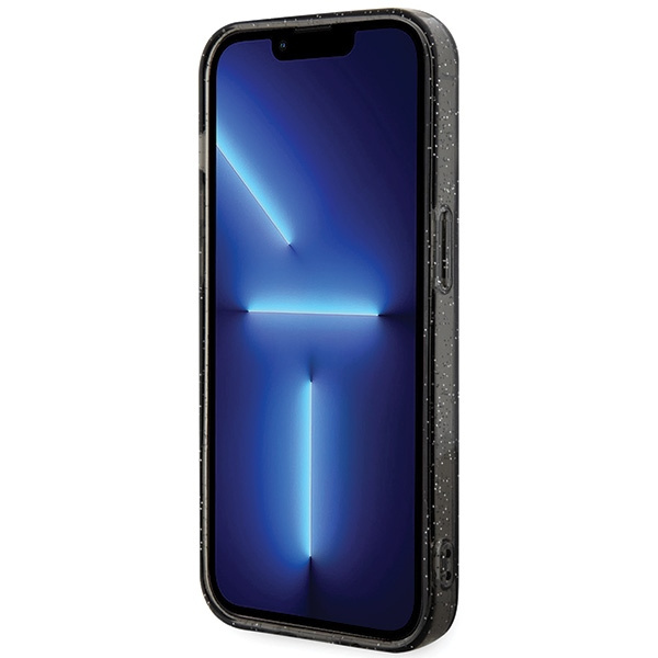 Etui Karl Lagerfeld KLHMP15LHGKCNOK iPhone 15 Pro 6.1" czarny/black hardcase Karl&Choupette Glitter MagSafe Case