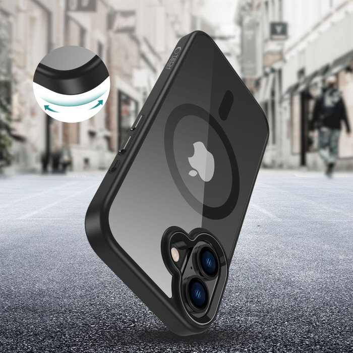 ETUI TECH-PROTECT MAGMAT MAGSAFE IPHONE 16 BLACK/CLEAR