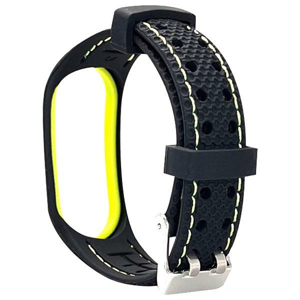 Beline pasek Mi Band 3/4 Sportczarno-limonkowy black/lime