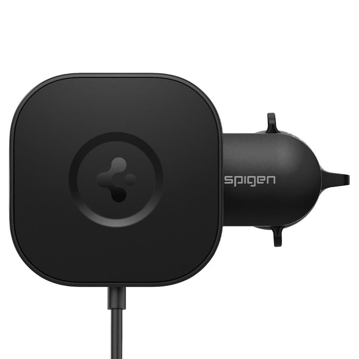 Spigen Its12 W Onetap Magnetic Magsafe Vent Car Charger 7.5 W Uchwyt Do Kratki Black