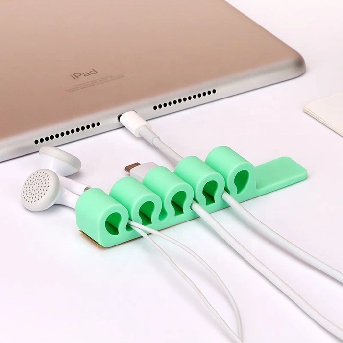 Silikonowy organizer biurowy - zielony