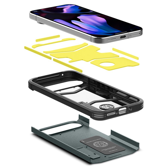 Etui SPIGEN TOUGH ARMOR GOOGLE PIXEL 9 PRO XL ABYSS GREEN