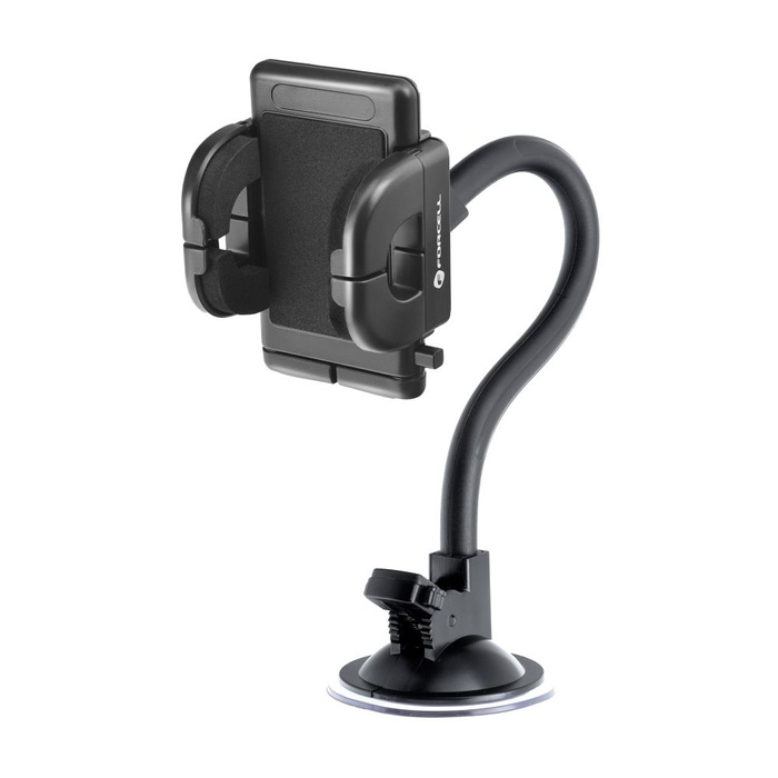 Uchwyt na telefon do samochodu uniwersalny Forcell F-Grip Regular 27 cm do szyby / deski / kratki czarny