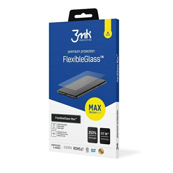 Szkło Hybrydowe 3MK Samsung Galaxy S21 Czarny FlexibleGlass Max