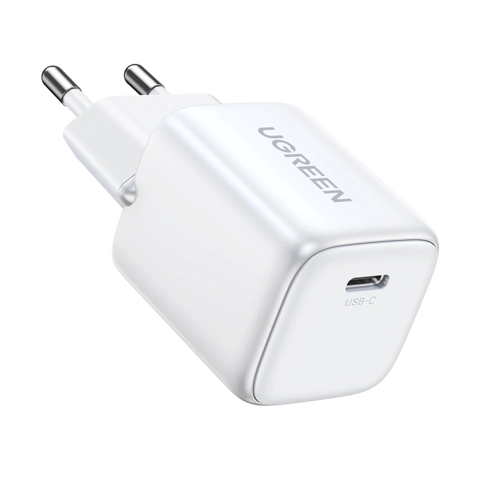 [PO ZWROCIE] Szybka ładowarka sieciowa GaN USB C 30W PD Ugreen Nexode Mini - biała