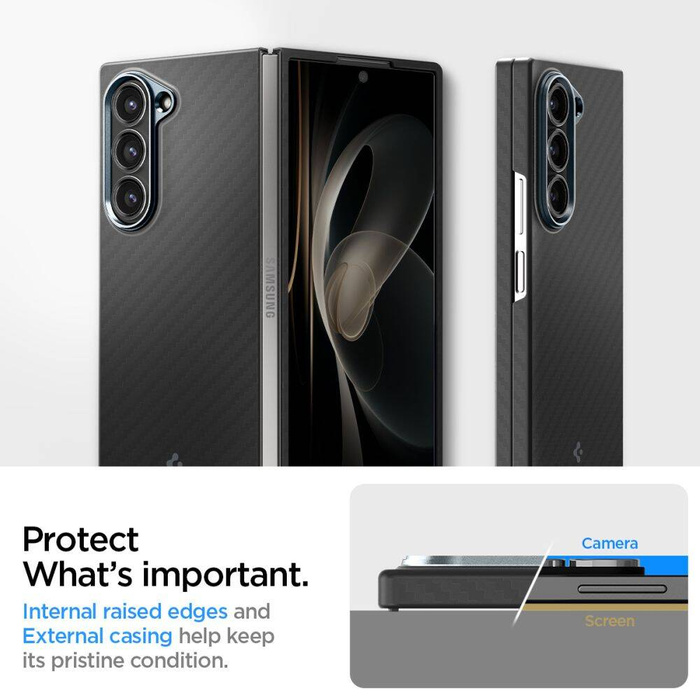 ETUI SPIGEN AIRSKIN GALAXY Z FOLD 6 ARAMID BLACK