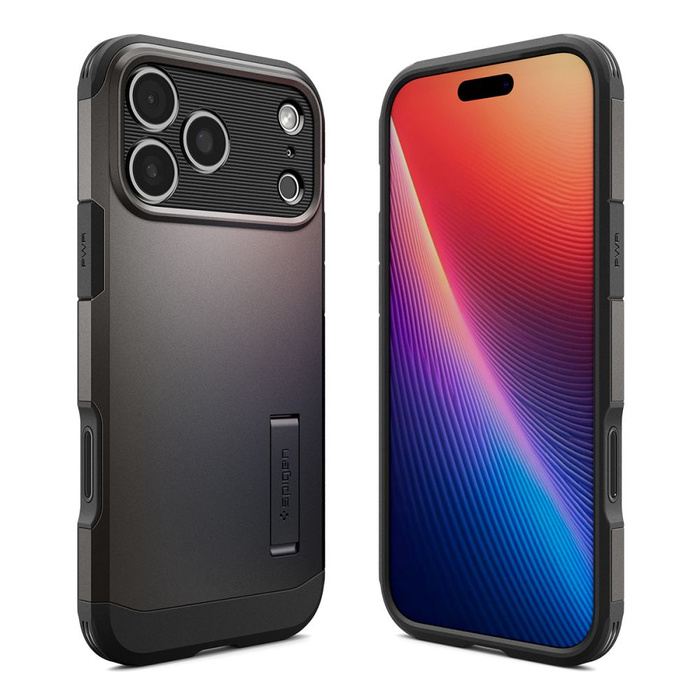 ETUI SPIGEN IPHONE 17 PRO TOUGH ARMOR ”T” MAG MAGSAFE GUNMETAL