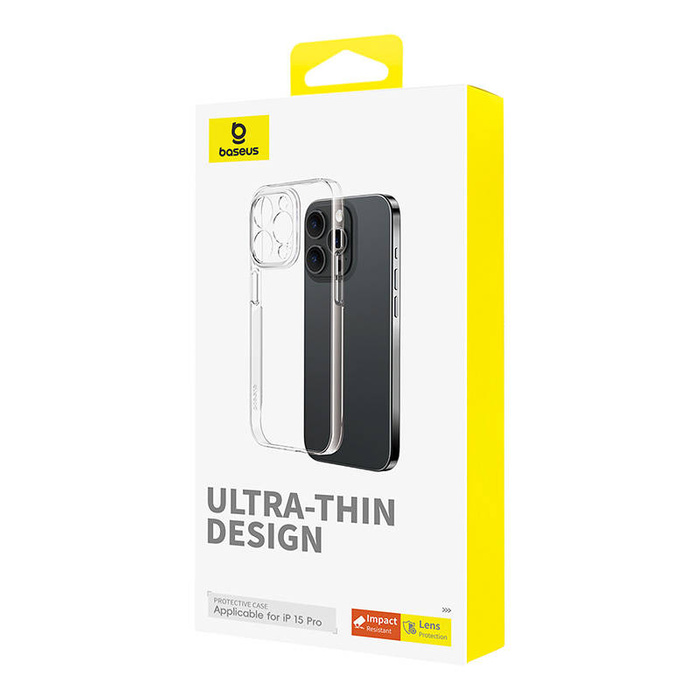 Etui na telefon iPhone 15 Pro Baseus OS-Lucent Series (Przezroczysty)