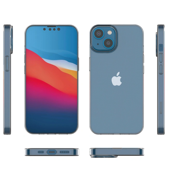 Żelowy pokrowiec etui Ultra Clear 0.5mm iPhone 14 przezroczysty