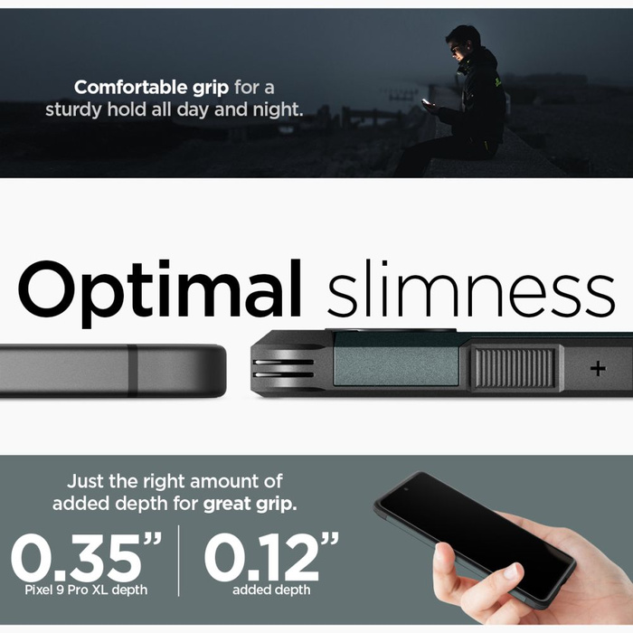 Etui SPIGEN TOUGH ARMOR GOOGLE PIXEL 9 PRO XL ABYSS GREEN