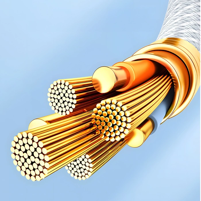 Kabel Joyroom S-A45 Ben Series 30W (USB-C  - Lightning) w oplocie 1m - biały