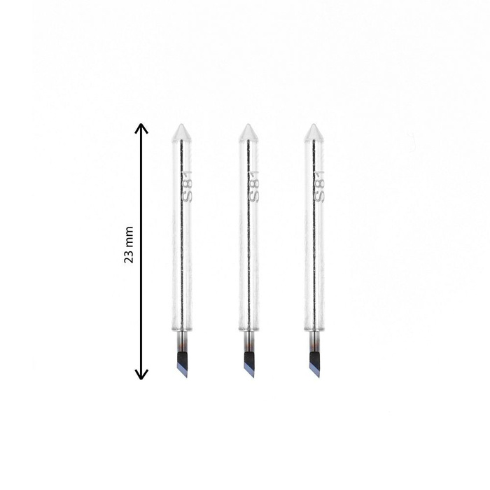 Zestaw nożyków do plotera Forcell do wycinania folii ochronnych z serii Forcell F-Protect FLEXIBLE 7H, 7H PRIVACY 3 sztuki