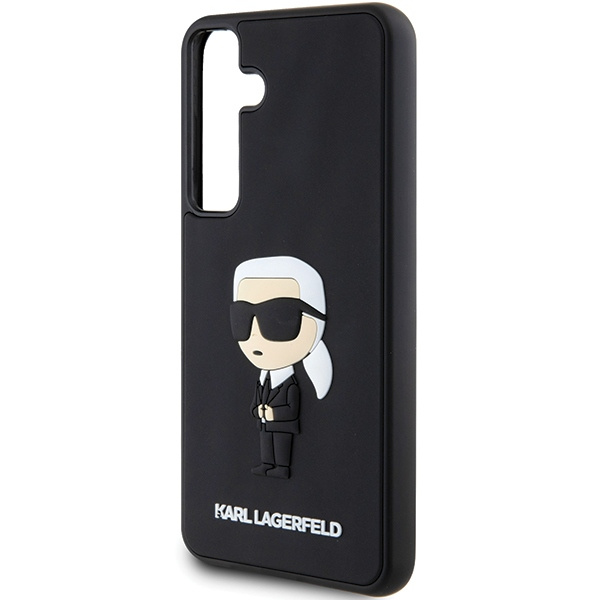 Etui Karl Lagerfeld KLHCS24M3DRKINK Samsung Galaxy S24 Plus S926 czarny/black hardcase 3D Rubber Ikonik Case
