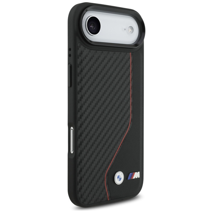 Etui BMW M Carbon Line & Logo MagSafe do iPhone Air czerwony