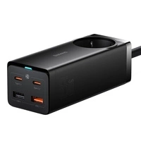 Ładowarka sieciowa / listwa zasilająca Baseus GaN3 Pro 2x USB + 2xUSB-C + AC, 65W
