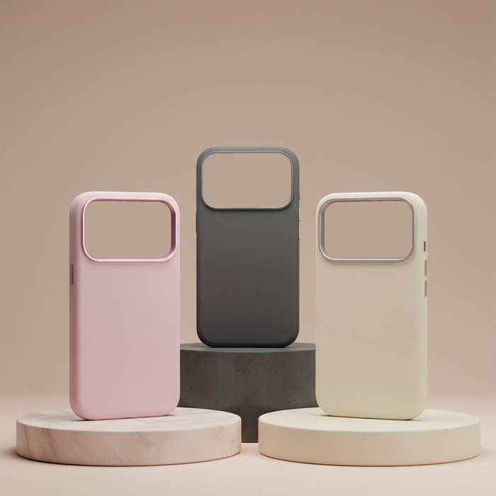 Etui na IPHONE 17 AIR Forcell F-Protect Frame Premium zgodny z MagSafe szary 0INT