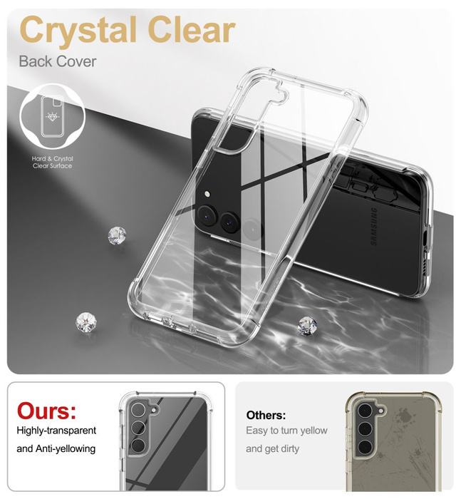 Etui Tech-protect Kevlar Galaxy S23 Plus Clear Case