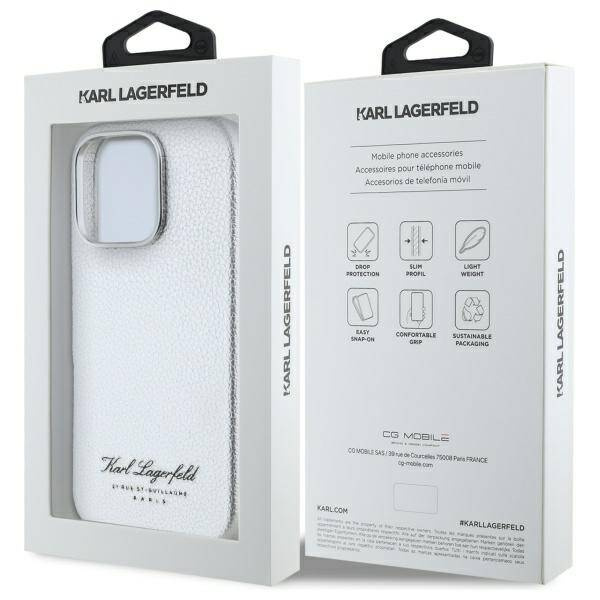 Etui Karl Lagerfeld iPhone 16 Pro Max 6,9" hardcase szary/grey hotel RSG