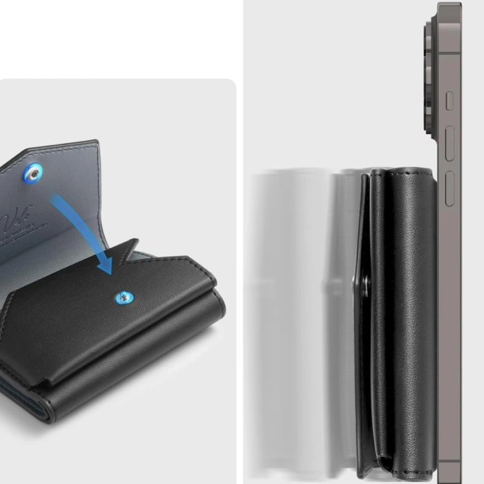 PORTFEL SPIGEN VALENTINUS PRO MAGSAFE WALLET CZARNY