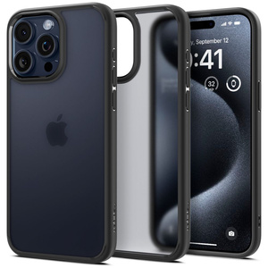 Etui iPhone 15 Pro Max Spigen Ultra Hybrid Frost Black Case