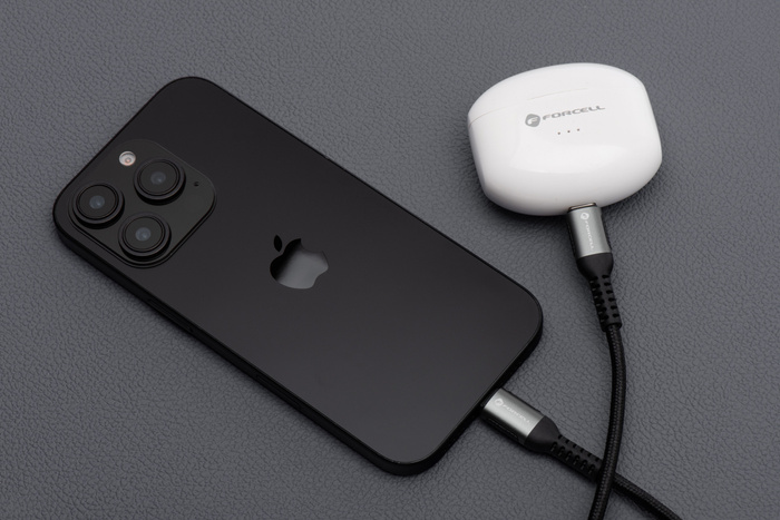 Kabel USB C do USB C Forcell F-Energy QC4.0 PD 5A 240W Cafule 3 m C263 czarny