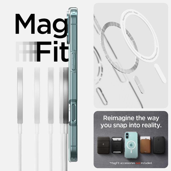 Etui SPIGEN LIQUID CRYSTAL MAG MAGSAFE IPHONE 16 PLUS CLEAR