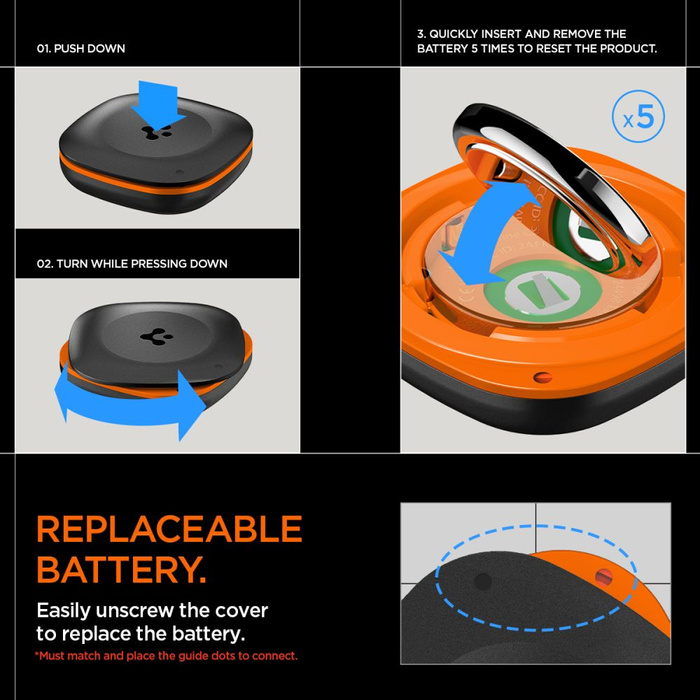 LOKALIZATOR SPIGEN TAGME BLUETOOTH TRACKER BLACK