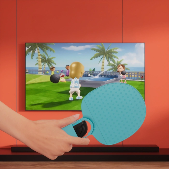 Pakiet akcesoriów rodzinnych 23 w 1 do konsoli Nintendo Switch 2 - zestaw pomarańczowy i niebieski