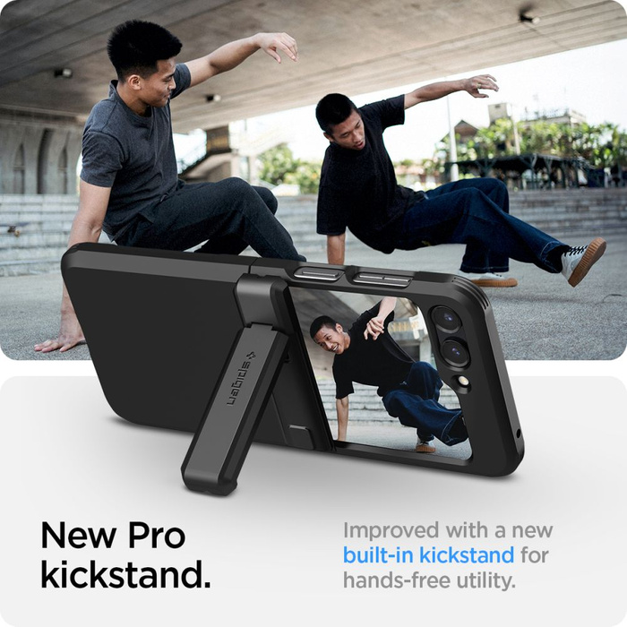 Etui Spigen Tough Armor Pro Galaxy Z Flip 5 Black Case