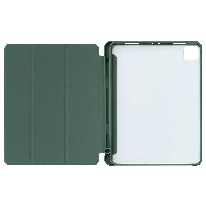 ETUI Stand Tablet Case etui Smart Cover pokrowiec na iPad 10.2'' 2021 z funkcja podstawki zielony CASE