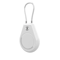 Etui na Apple AirTag wodoodporne, ze stalową linką - białe