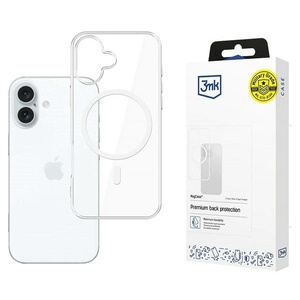 Etui 3MK MagCase iPhone 16 przezroczysty/ clear kompatybilne z MagSafe