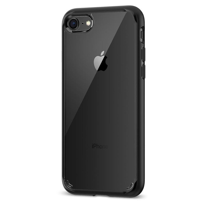 Etui iPhone 7 8 SE 2020 Spigen Ultra Hybrid Black Czarne Case Apple