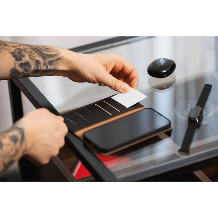 FORCELL F-PROTECT RFID Blocker Book kabura do SAMSUNG S24 Plus czarny